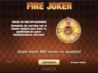 ¡Gran juego de bonificación en Fire Joker!