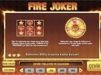 Fire Joker slotunda ortalama RTP