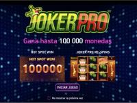 La apuesta máxima en Joker Pro es demasiado pequeña