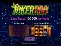 RTP alto en Joker Pro