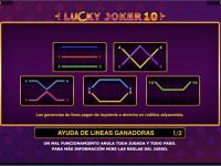 Cómoda y sencilla tragaperras Lucky Joker 10