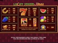 Nada especial en la tragaperras Lucky Joker Xmas