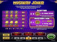 Mystery Joker otomatik oyun seçeneğini kazandı