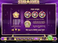 Star Joker automatic game is present