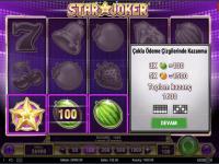 Star Joker otomatik oyunu mevcut