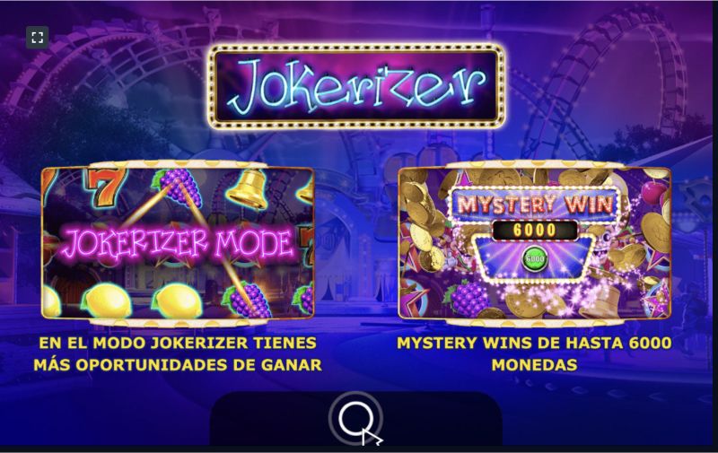 Principales características del juego Jokerizer