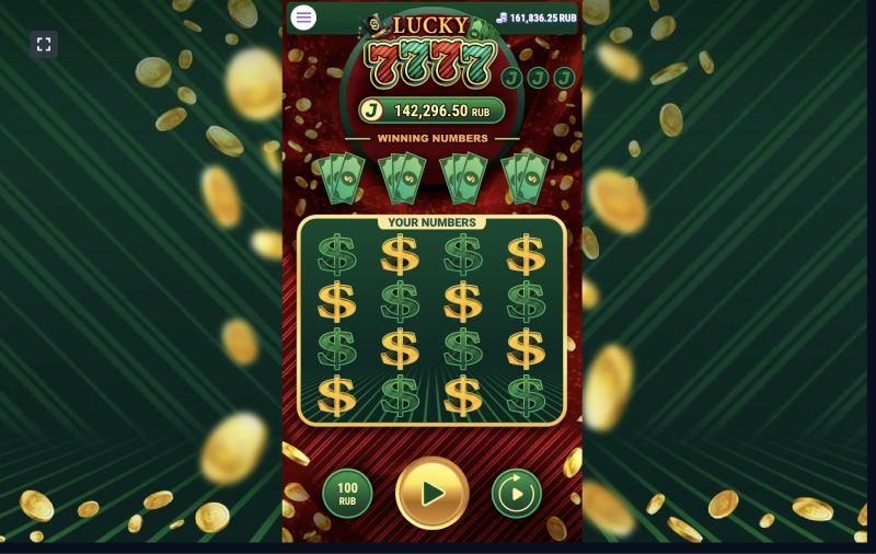 Win real money playing Lucky 7777