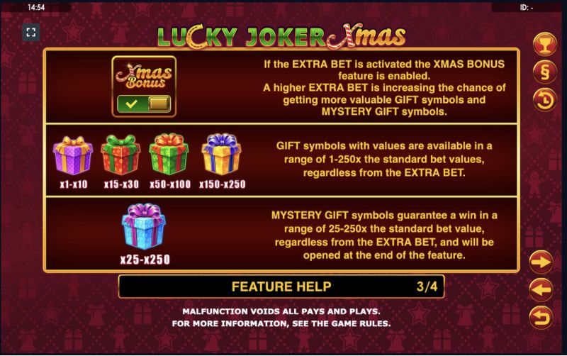 Win real money in the Lucky Joker Xmas game