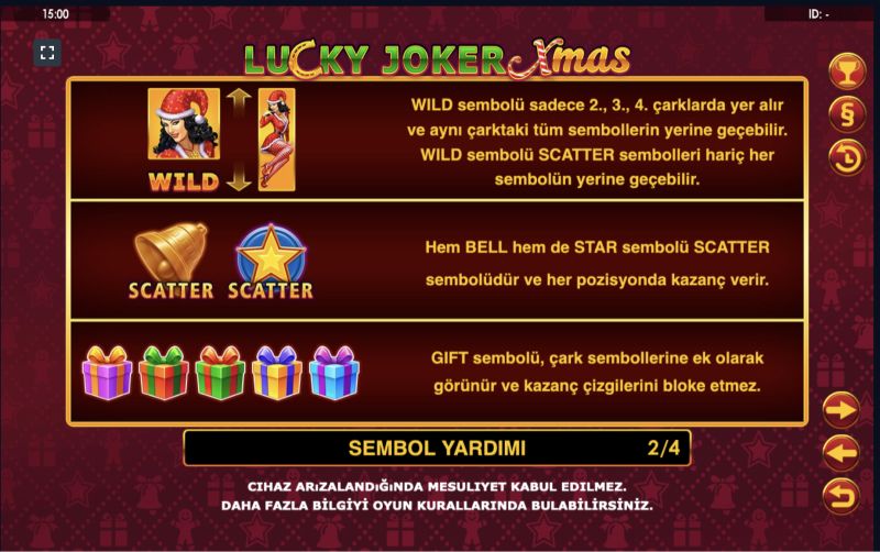 Lucky Joker Xmas Oyununu İndirin