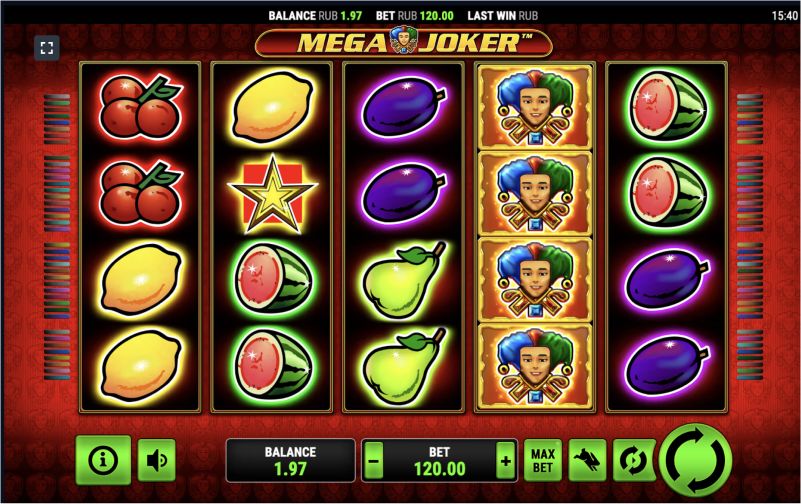 Win real money at Mega Joker