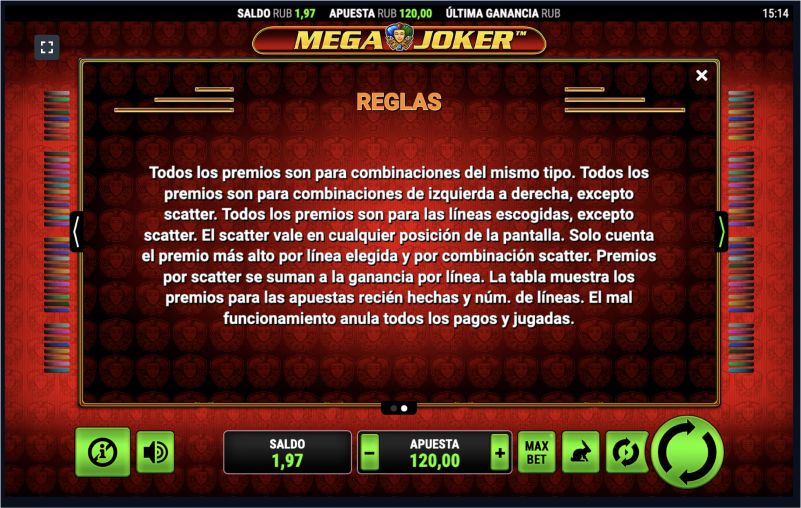 Descargar el juego Mega Joker