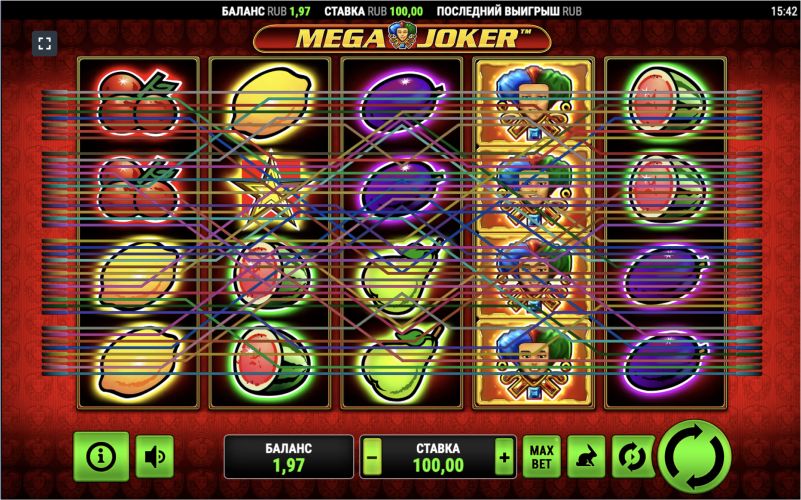 Выиграть реальные деньги в Mega Joker