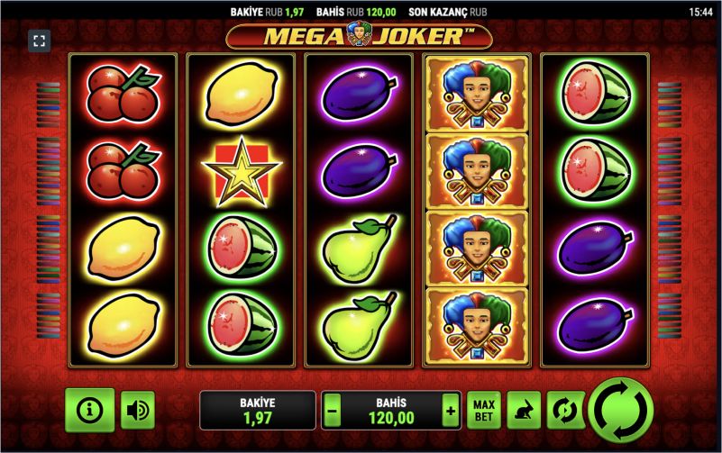 Mega Joker slot maşınının əsas xüsusiyyətləri