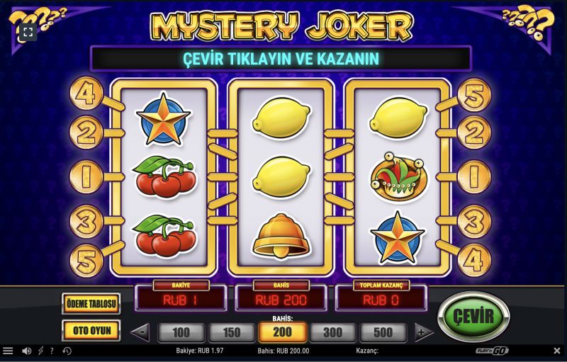 Mystery Joker slot maşınının əsas xüsusiyyətləri