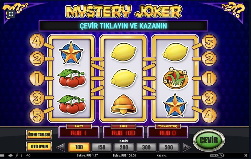 Mystery Joker-də real pul qazanın