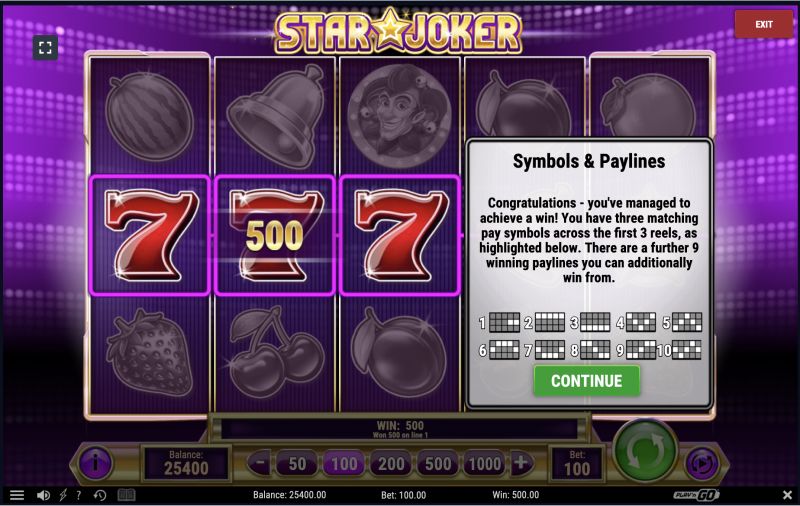 Play Star Joker slot machine for free