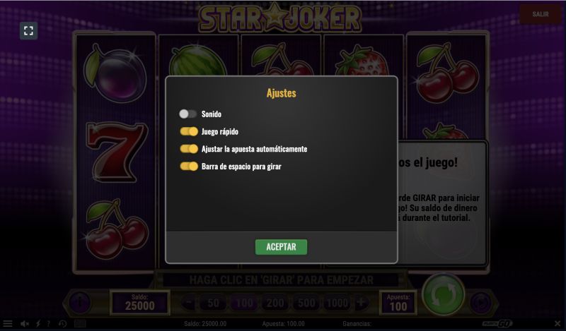 Juega gratis a la tragaperras Star Joker