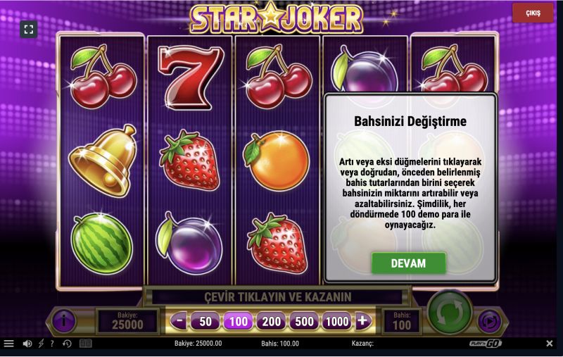 Yıldız Joker sembolleri ve kuralları