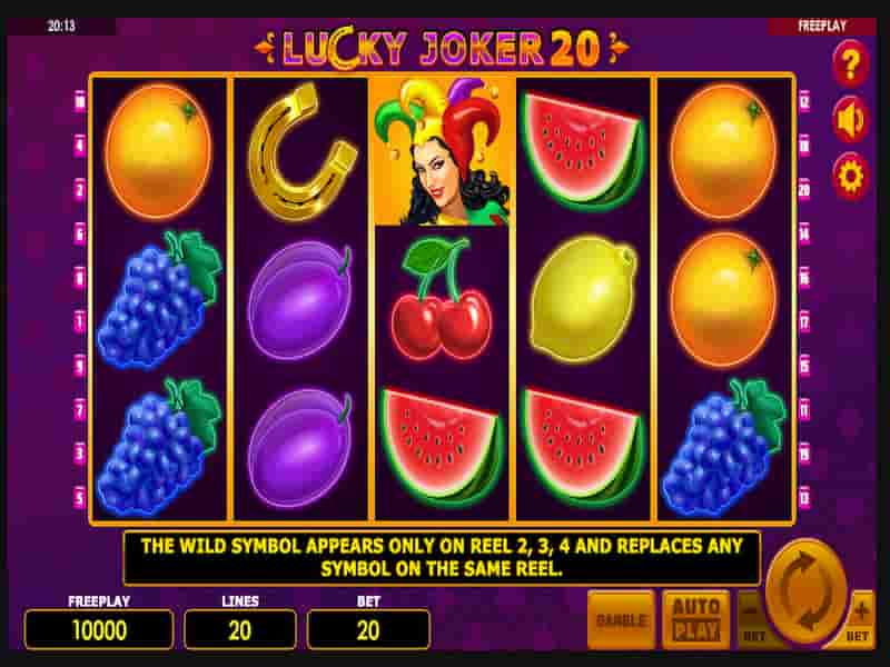 Fairspin Crypto Casino'da Lucky Joker slotu oynayın